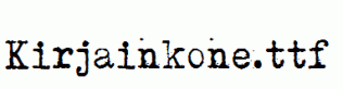 Kirjainkone.ttf