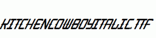 KitchenCowboyItalic.ttf