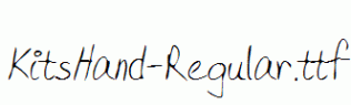 KitsHand-Regular.ttf