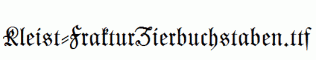 Kleist-FrakturZierbuchstaben.ttf