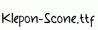 Klepon-Scone.ttf
