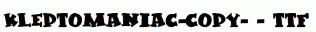 Kleptomaniac-copy-1-.ttf