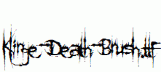 Klinge-Death-Brush.ttf