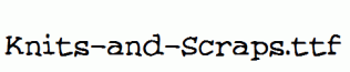 Knits-and-Scraps.ttf