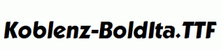 Koblenz-BoldIta.ttf