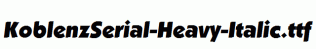 KoblenzSerial-Heavy-Italic.ttf