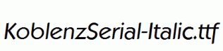 KoblenzSerial-Italic.ttf
