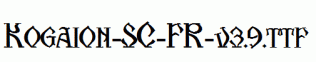 Kogaion-SC-FR-v3.9.ttf