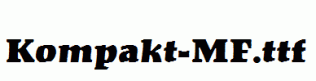 Kompakt-MF.ttf