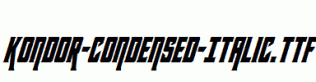 Kondor-Condensed-Italic.ttf