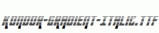 Kondor-Gradient-Italic.ttf