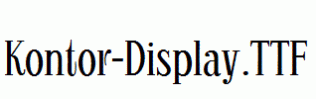 Kontor-Display.ttf