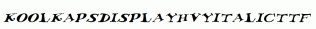 KoolKapsDisplayHvy-Italic.ttf