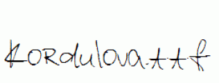 Kordulova.ttf