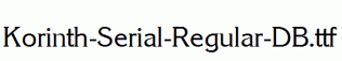 Korinth-Serial-Regular-DB.ttf