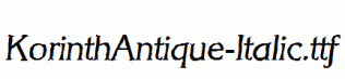 KorinthAntique-Italic.ttf