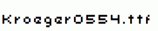 Kroeger0554.ttf