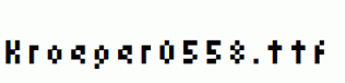 Kroeger0558.ttf
