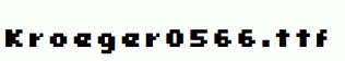 Kroeger0566.ttf