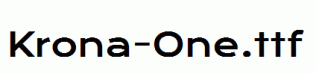 Krona-One.ttf
