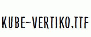 Kube-Vertiko.otf