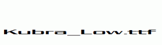 Kubra_Low.ttf