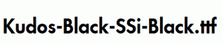 Kudos-Black-SSi-Black.ttf