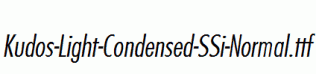 Kudos-Light-Condensed-SSi-Normal.ttf