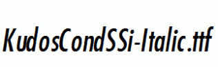 KudosCondSSi-Italic.ttf