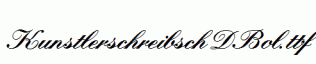 KunstlerschreibschDBol.ttf