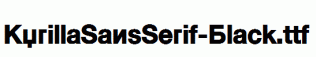 KyrillaSansSerif-Black.ttf