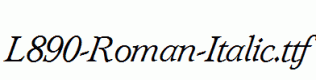 L890-Roman-Italic.ttf