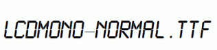 LCDMono-Normal.ttf