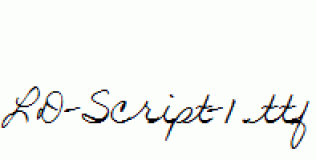 LD-Script-1.ttf