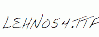 LEHN054.ttf