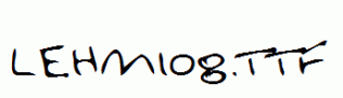 LEHN108.ttf