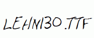 LEHN130.ttf