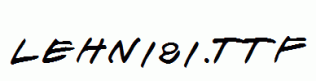 LEHN181.ttf