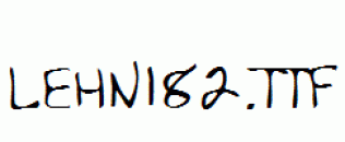 LEHN182.ttf