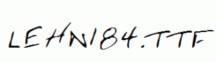 LEHN184.ttf
