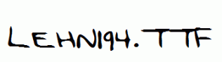LEHN194.ttf