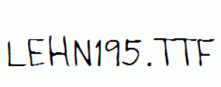 LEHN195.ttf