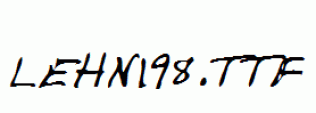 LEHN198.ttf