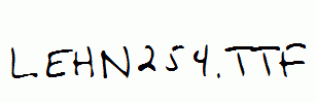 LEHN254.ttf