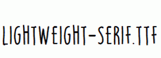 LIGHTWEIGHT-SERIF.ttf