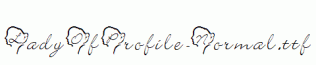 LadyOfProfile-Normal.ttf
