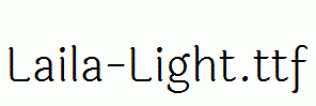 Laila-Light.ttf