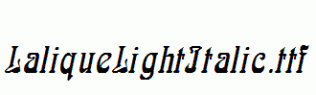 LaliqueLightItalic.ttf