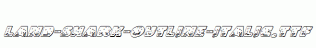Land-Shark-Outline-Italic.ttf