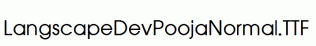 LangscapeDevPoojaNormal.ttf